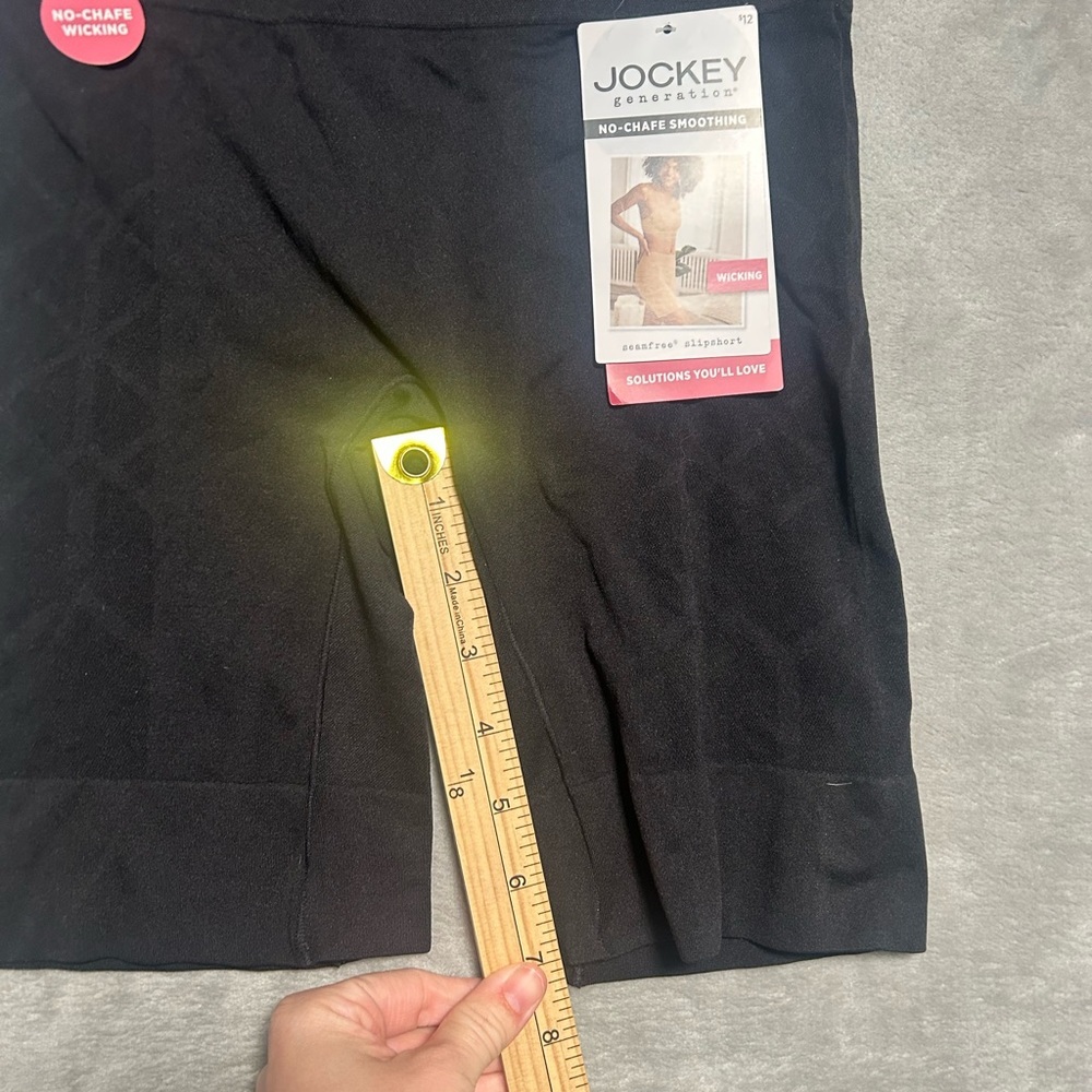 Jockey Seamfree Slipshort Women’s Medium Black Smoothing No-Chafe - Picture 9 of 9